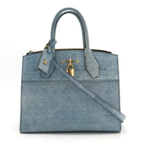 Louis Vuitton Steamer Shoulder Bag blue - Picture 1 of 9